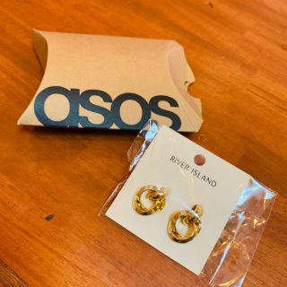 エイソス(asos)のASOS最新作！日本未入荷！新品ゴールドピアス(ピアス)