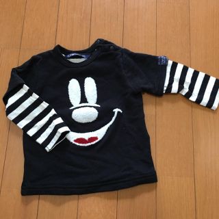 ディズニー(Disney)のミッキー ロンT 重ね着風(Ｔシャツ)