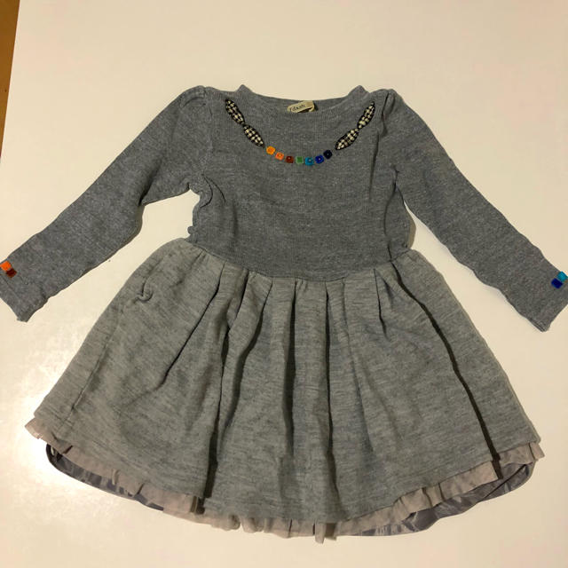 familiar(ファミリア)の110cm ファミリア エフダッシュ ワンピース キッズ/ベビー/マタニティのキッズ服女の子用(90cm~)(ワンピース)の商品写真