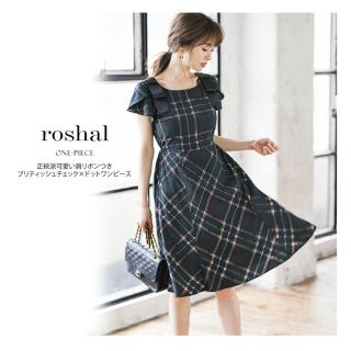 トッコ(tocco)の【売り切り希望】新品未開封♡トッコ クローゼット チェック ドット ワンピース(ひざ丈ワンピース)