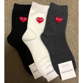 コムデギャルソン(COMME des GARCONS)の靴下 3点セット ハート(ソックス)