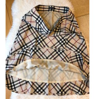 バーバリー(BURBERRY)の美品本物バーバリーBurberry上質ウールチェック柄スカート(ひざ丈スカート)