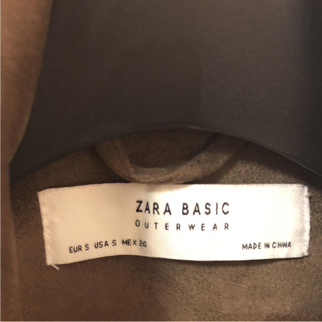 ZARA(ザラ)のZARA フェイクスエード ライダースジャケット レディースのジャケット/アウター(ライダースジャケット)の商品写真