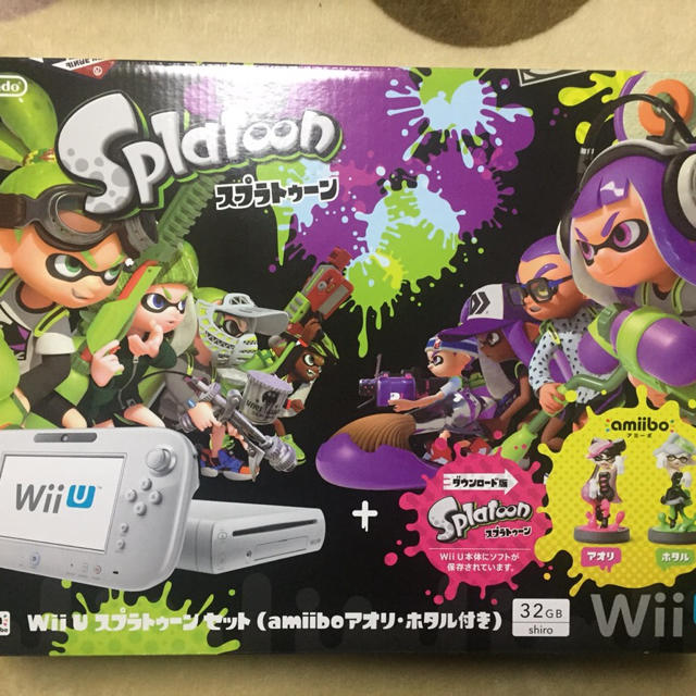 Wii U 新品未開封 Wiiu スプラトゥーンセットの通販 By ナタリー ウィーユーならラクマ