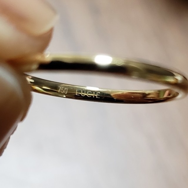 俄(ニワカ)のLUCIEダイヤモンドリング(18K)11号 レディースのアクセサリー(リング(指輪))の商品写真