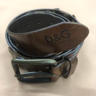 ディーアンドジー(D&G)の★D&G DOLCE&GABBANA ベルト 茶 サイズ85〜100！(ベルト)