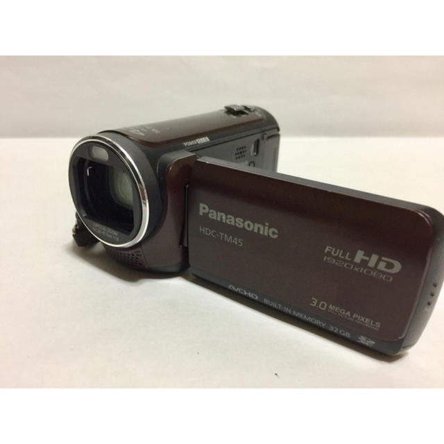 Panasonic(パナソニック)のPanasonic/32GBHDDビデオカメラ/HDC-TM45/フルHD スマホ/家電/カメラのカメラ(ビデオカメラ)の商品写真
