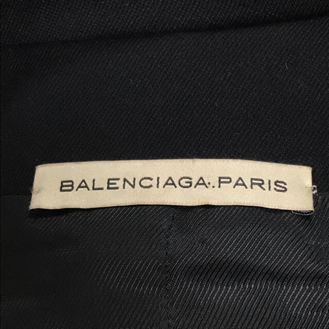 Balenciaga(バレンシアガ)のお値下げ BALENCIAGA バレンシアガ ショート コート ブラック レディースのジャケット/アウター(テーラードジャケット)の商品写真