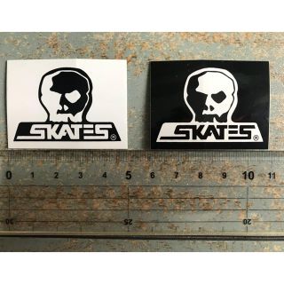 BURTON - 90's スカルスケーツ ステッカー 白黒セット スノーボードに