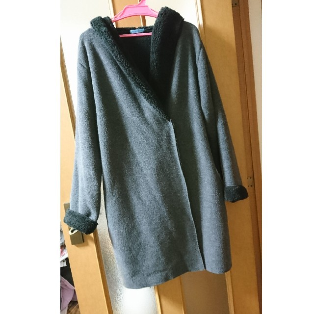 婦人コート レディースのジャケット/アウター(ニットコート)の商品写真