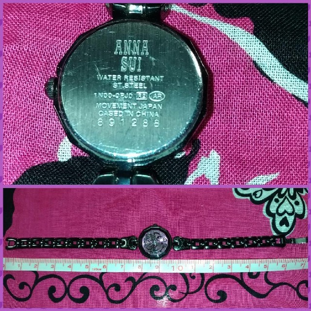 ANNA SUI(アナスイ)の【最終お買い得SALE】＊美品＊ANNA SUI＊腕時計 レディースのファッション小物(腕時計)の商品写真