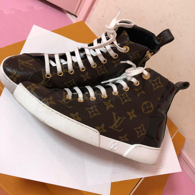 LOUIS VUITTON - ルイヴィトン今年購入最終値下げモノグラムハイカットスニーカー ステラーの通販 by プロフ必読｜ルイヴィトンならラクマ