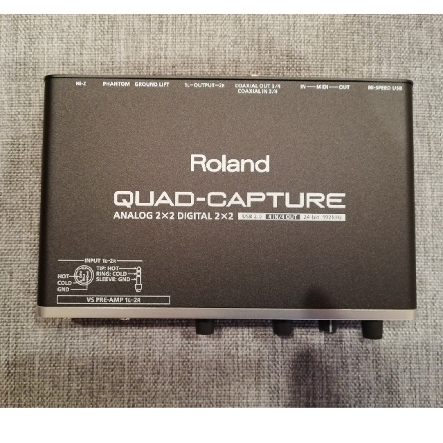 【pecclo様専用】Roland Quad Capture 楽器のDTM/DAW(オーディオインターフェイス)の商品写真