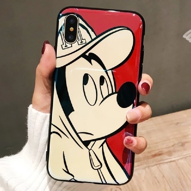 Disney(ディズニー)の★残りわずか★ キラキラ ミッキーミニー ペア iPhoneケース   スマホ/家電/カメラのスマホアクセサリー(iPhoneケース)の商品写真