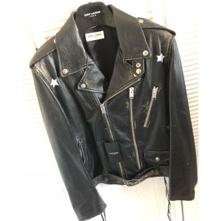 サンローラン(Saint Laurent)のノルベルト様専用！サンローランL17スターヴィンテージライダースジャケット 新品(ライダースジャケット)