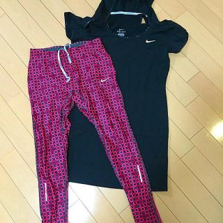 ナイキ(NIKE)のNIKEのランニングウエアSET♡(ひざ丈ワンピース)