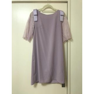 トッコ(tocco)のtocco closet 肩リボンワンピース(ミニワンピース)