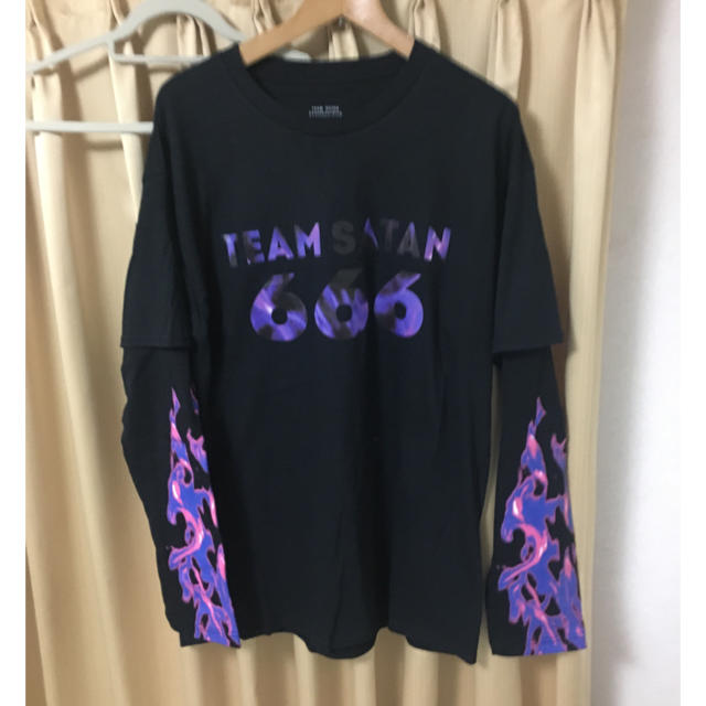 Supreme(シュプリーム)の【再入荷早いものガチ】Team Satan 666 ロンT 紫 メンズのトップス(Tシャツ/カットソー(七分/長袖))の商品写真