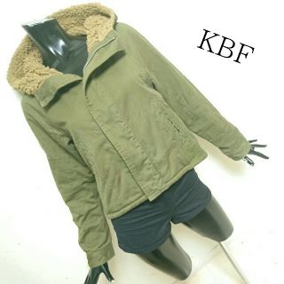 ケービーエフ(KBF)のKBF*ショートボアブルゾン(モッズコート)