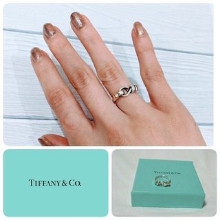 ティファニー(Tiffany & Co.)のTIFFANY ティファニー フックアイ 金18・銀925(リング(指輪))