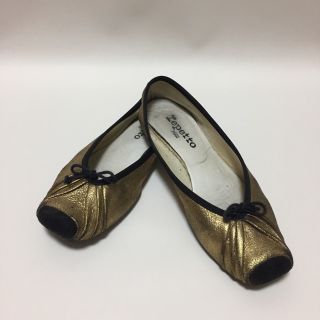 レペット(repetto)のParisにて購入☆レペット☆レアカラー ゴールド バレエシューズ(バレエシューズ)