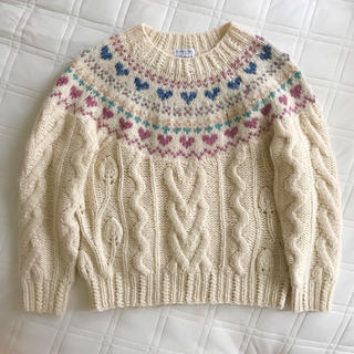 ロキエ(Lochie)のvintage heart knit(ニット/セーター)