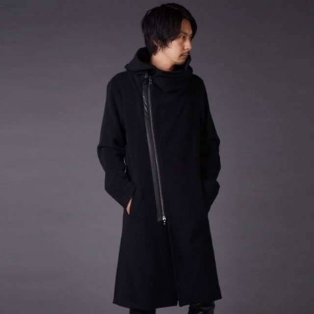 ☆未使用品☆SHELLAC Big Hooded Long Coat/wjk