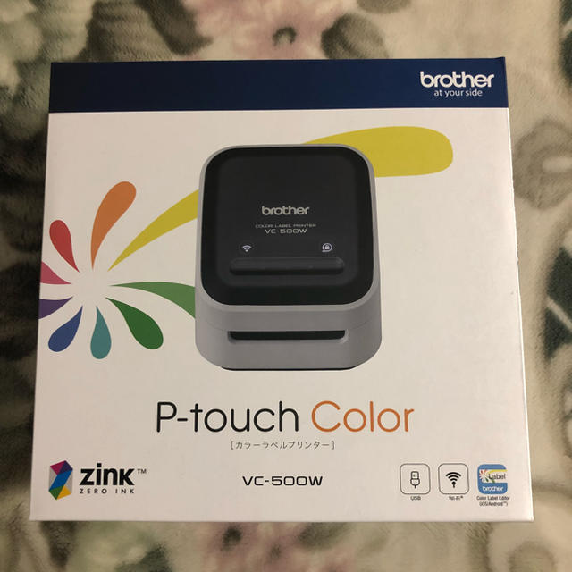 brother(ブラザー)の【完売必須】 ブラザ VC-500W　P-touch Color/ピータッチ インテリア/住まい/日用品の文房具(テープ/マスキングテープ)の商品写真