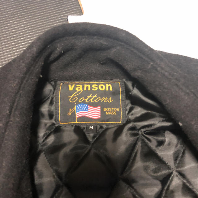 VANSON(バンソン)のvansonライダース風Pコート メンズのジャケット/アウター(ライダースジャケット)の商品写真