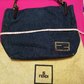 フェンディ(FENDI)のFENDIデニムショルダーバッグ(ショルダーバッグ)
