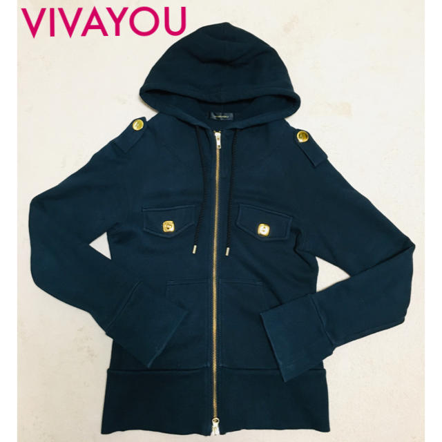 VIVAYOU(ビバユー)の【週末限定！1500円→1200円】VIVAYOU☆裏起毛☆ジップアップパーカー レディースのトップス(パーカー)の商品写真