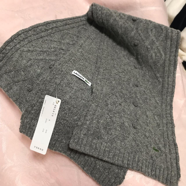 LACOSTE(ラコステ)の⚠️時間限定お値下げ！ラコステ♡完全新品タグ付きマフラー♡ レディースのファッション小物(マフラー/ショール)の商品写真