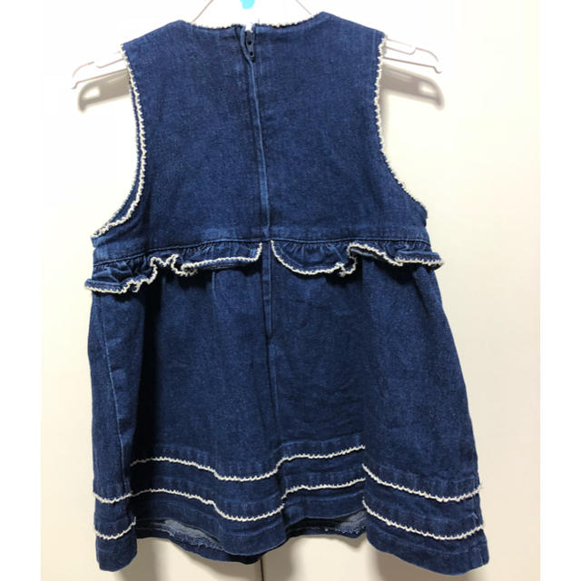 Souris(スーリー)のスーリー のデニムワンピース キッズ/ベビー/マタニティのキッズ服女の子用(90cm~)(ワンピース)の商品写真