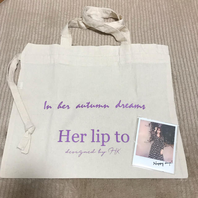 【Her lip to】限定ノベルティセット レディースのバッグ(トートバッグ)の商品写真