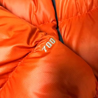 ザノースフェイス(THE NORTH FACE)のヌプシ ダウン ジャケット オレンジ 700fill(ダウンジャケット)