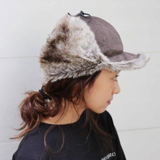 アングリッド(Ungrid)のungrid コーデュロイフライトCAP(キャップ)