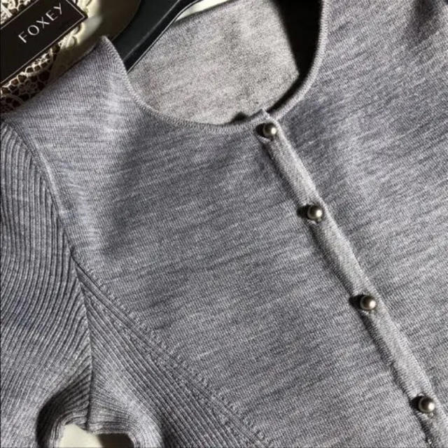 FOXEY - タグ付き極美品♩FOXEY カーディガン グレースウール 38サイズ
