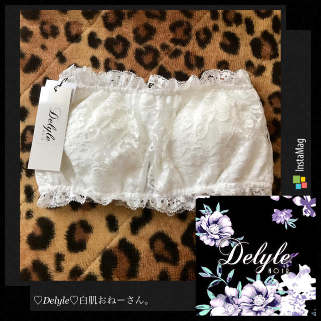 Delyle NOIR(デイライルノアール)のDelyle♡レースチューブトップ レディースのトップス(ベアトップ/チューブトップ)の商品写真