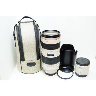 キヤノン(Canon)のEF70-200 F2.8 L USM とエクステンダーのセット(レンズ(ズーム))