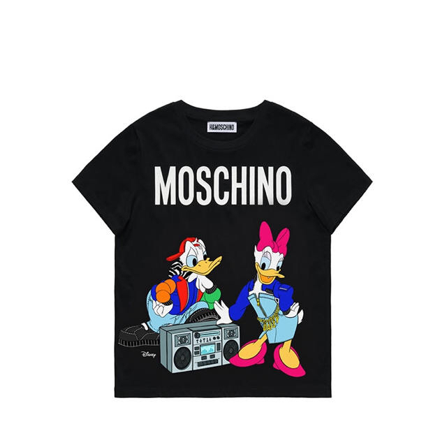 MOSCHINO(モスキーノ)の【最終値下げ】H&M モスキーノ プリントTシャツ レディースのトップス(Tシャツ(半袖/袖なし))の商品写真