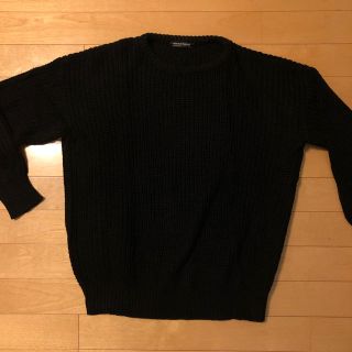 アメリカンアパレル(American Apparel)の【美品！】アメリカンアパレル フィッシャーマンニット ブラック(ニット/セーター)