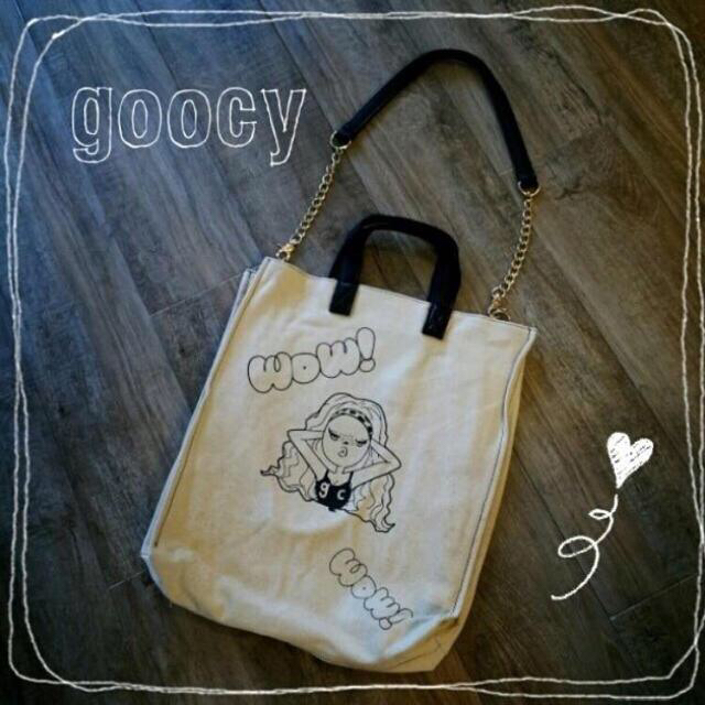 goocy(グースィー)のgoocy♡トートバッグ レディースのバッグ(トートバッグ)の商品写真