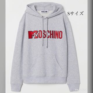 モスキーノ(MOSCHINO)のモスキーノ H&M moschino 刺繍スウェットパーカー(パーカー)