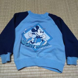 トレーナー　95　長袖　ミッキー　ディズニー(Tシャツ/カットソー)