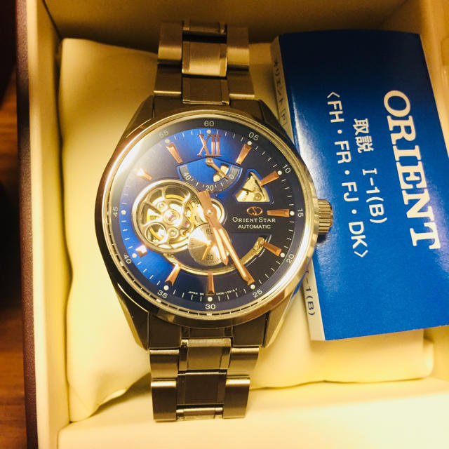 オリエントスター 限定スペシャルエディション 定価8万税別 スケルトン腕時計のサムネイル