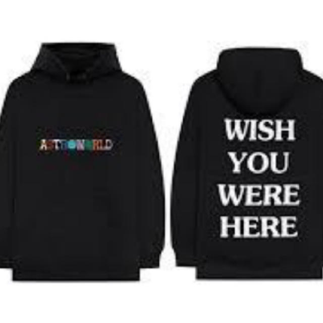 新品未使用 Lサイズ ASTRO WORLD hoodie black