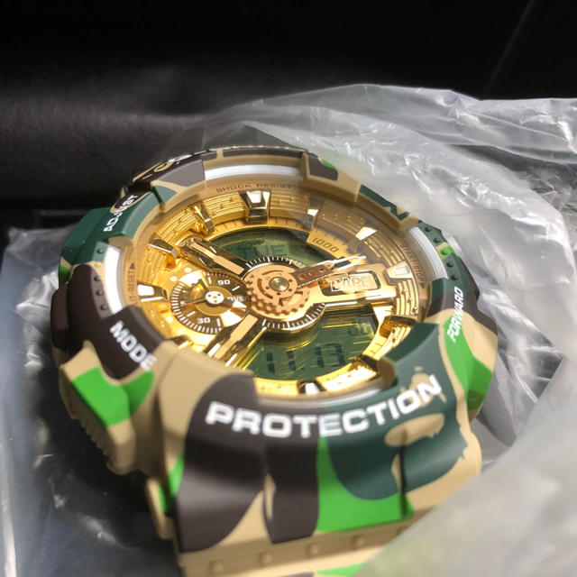 A BATHING APE(アベイシングエイプ)のA BATHING APE x G-SHOCK GA-110 BAPE 25TH メンズの時計(腕時計(デジタル))の商品写真