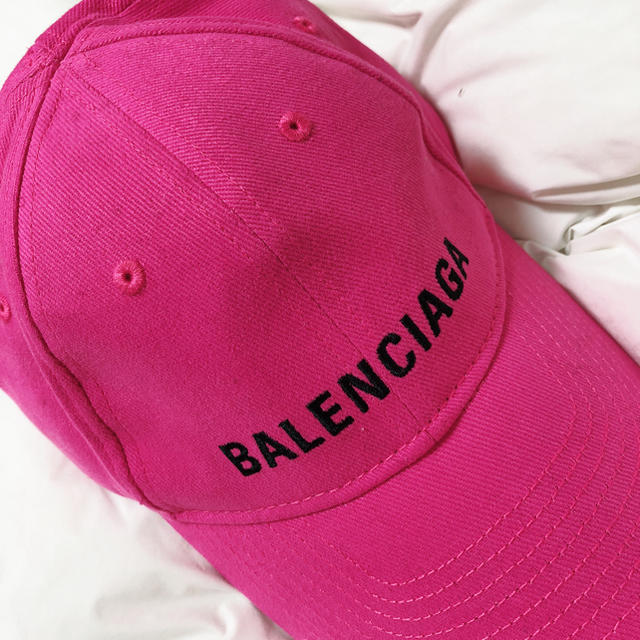 Balenciaga - BALENCIAGA キャップ ピンクの通販 by ExxxxU's shop ...