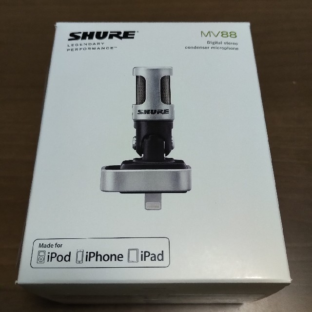 SHURE MV88A iOSデバイス用ステレオコンデンサーマイクロホンのサムネイル