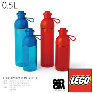 レゴ(Lego)の♡ LEGO ウォーターボトル 500ml ブルー ♡(キャラクターグッズ)